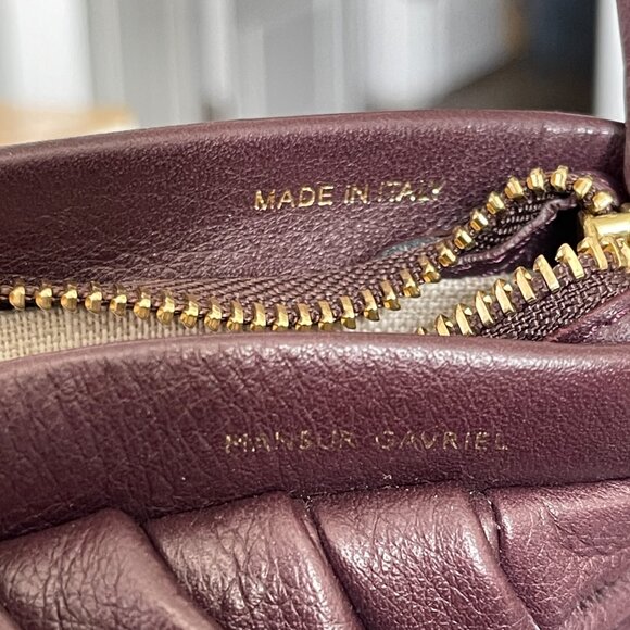 Mansur Gavriel NWOT Balloon Pleated Italian Leather Shoulder Crossbody Handbag - Picture 10 of 11